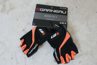 Louis Garneau Men's Biogel Rx-v Cycling Gloves XS Orange Fluo Retail $21.99 - Image 1 of 4