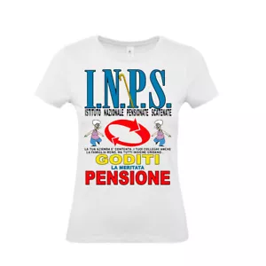 Maglia PENSIONE DONNA Maglietta T-Shirt PENSIONATA T-SHIRT REGALO PENSIONATA 3 - Foto 1 di 2