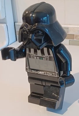Lego Star Wars Darth Vader 9" Figure Alarm Clock, Poseable - Image 1 of 4