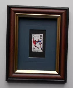 FOOTBALL STAMPS FRAMED - Picture 1 of 1