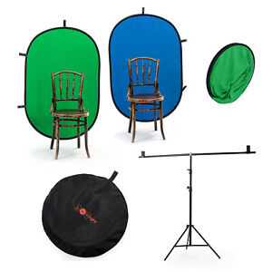 Mini Chromakey Backdrop & Stand | Blue & Green Screen | Video Background Youtube