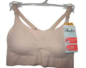 Playtex Nursing Bra Size Small Blush Seamless Racerback Crop Wirefree New - Picture 1 of 3