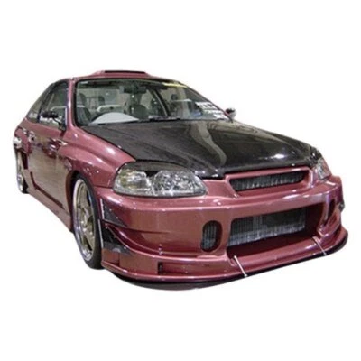 KBD Body Kits BC Spec Polyurethane Front Bumper Fits Honda Civic ALL 99-00 - Image 1 of 4