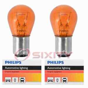 2 pc Philips Front Side Marker Light Bulbs for Infiniti Q45 1997-2001 gp