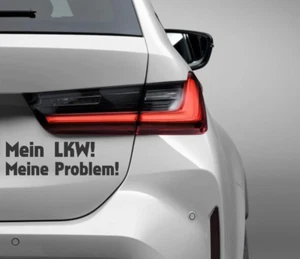 ✅ MeinLKW Meine Problem Auto Aufkleber Sticker Tuning Name WUNSCHTEXT ✅ - Bild 1 von 3