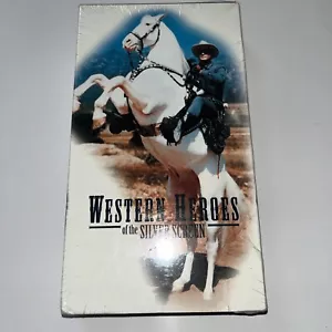 Western Heroes of the Silver Screen VHS New Sealed SHRINK WRAPPED - Picture 1 of 3