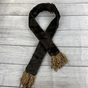 D Harrison & Company Faux Russian/Canadian Sable Fur Scarf 7’ Warm Heart Mind - - Picture 1 of 6