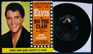 ELVIS PRESLEY-Do The Clam-Near Mint Picture Sleeve & 45-RCA VICTOR #47-8500~TOP! - Imagen 1 de 2
