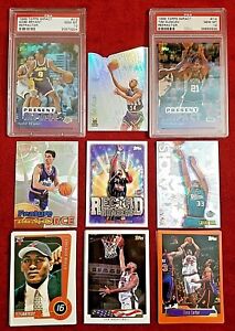 1999-00 Topps Prodigy Impact Refractor Iverson O'Neal Duncan Bryant PSA 10 GEM