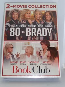 2 Movie Collection, 80 for Brady and Book Club DVD, Brand New ! - Picture 1 of 2