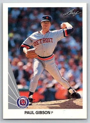 1990 Leaf #298 Paul Gibson - Image 1 of 2