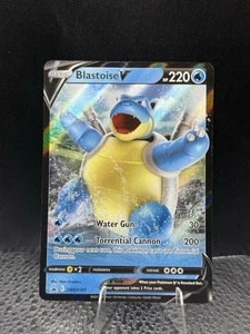Blastoise V SWSH101 Black Star Promo Pokémon Sword & Shield Ultra Rare NM/M Card - Picture 1 of 2