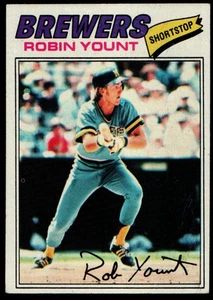 1977 Topps #635 Robin Yount Milwaukee Brewers en muy buen estado-ex Set Break Vintage B27:31 - Imagen 1 de 2