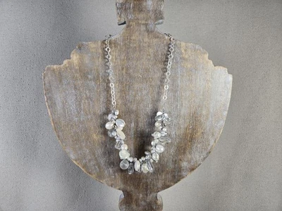 Collar SILPADA Efervescencia Plata Esterlina Perla Cuarzo Cristal 18" N2189 Foto 1 de 4