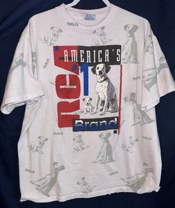Vintage RCA Nipper Dog T-Shirt AllSport USA XXL 90s America’s #1 Brand Promo - Bild 1 von 5