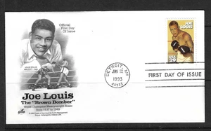 USA SC # 2766 Joe Louis FDC. Artcraft Cachet - Picture 1 of 1