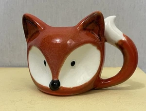 3D STREAMLINE ORANGE ROTFUCHS KERAMIK KAFFEE TEE KAKAO BECHER ANTHROPOMORPH SÜSS! - Bild 1 von 5