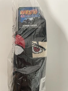 Naruto Socks 5 Pack - Picture 1 of 4