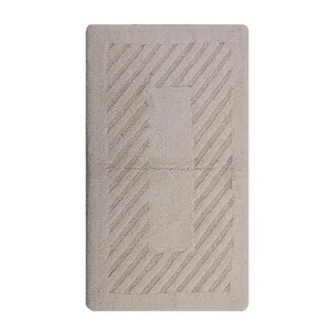 100 Cotton Reversible Bath Rug 20X 30 Ivory - Picture 1 of 3