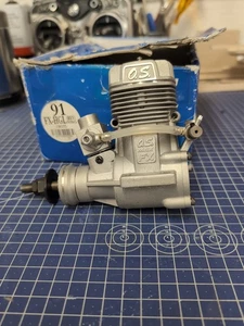 OS91 FX R/C Aircraft Glow Engine. Complete With Silencer And Plug .Used - Picture 1 of 8
