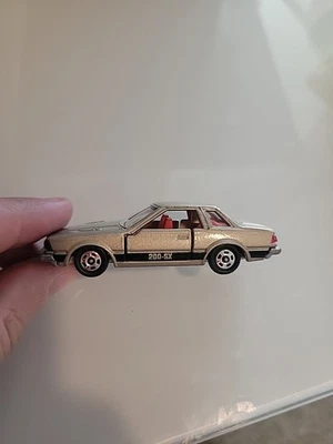 Tomy Tomica Japan #6 Nissan Silvia 200-SX Loose 1/61 Diecast Silver/Gold - Image 1 of 4