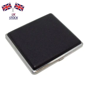 3.3" Leather Cigar Cigarette Tobacco Case Holder Pocket Box For 20 Cigars E - Picture 1 of 12