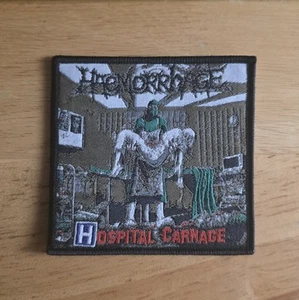 Parche tejido borde negro Haemorrage Hospital Carnage - Imagen 1 de 1