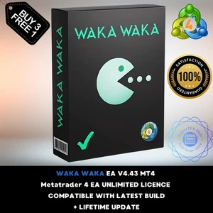 v4.43 Waka Waka MT4 Forex EA Trading Robot Unlimited Licence with Live Result - Picture 1 of 11