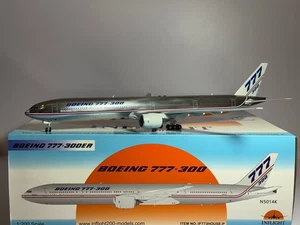 Inflight200 House Colors Boeing 777-300 N5014K polished metal IF773HOUSE-P - Picture 1 of 2