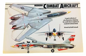 Vintage 80s Modern Combat Aircraft First Edition Militaria Book Keith Fretwell - Picture 1 of 10