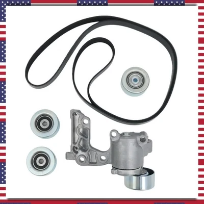 Drive Belt Tensioner &Idler Pulley Kit fits Toyota Tacoma 4Runner Tundra V6 4.0L Foto 1 de 4