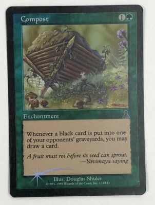 MTG COMPOST (FOIL) Urza's Destiny (OldManMTG 001-596) - Image 1 of 2