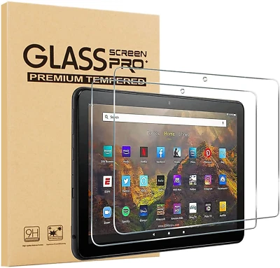 2Pack Tempered Glass Screen Protector For Amazon Fire HD 10 Tablet 13th Gen 2023 - Image 1 of 4
