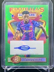 2021 Topps Finest Flashbacks UCL 1993 Football's All-Star /75 Ansu Fati Auto - Picture 1 of 2