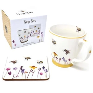 Juego De Taza Y Posavasos Abejas Para Desayuno Jennifer Rose - Bild 1 von 9
