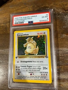 Pokemon 2000 P.M. Italian Jungle 1st Edition KANGASKHAN Holo #5 PSA 6 RARE - Picture 1 of 2