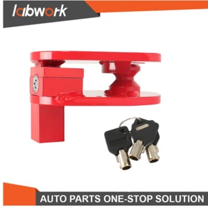 Labwork For Universal Equipment Lock Steel Ball Ring Hitch Lock Secure Trailer - Picture 1 of 13
