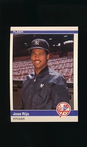 1984 Fleer Update #U-99 Jose Rijo XRC * Pitcher * New York Yankees * NM/NM-MT * - Picture 1 of 2