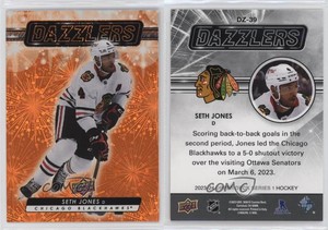 2023-24 Upper Deck Series 1 Dazzlers Orange Seth Jones #DZ-39