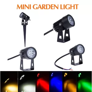 Outdoor Garden Lighting Mini 3W LED Flood Spot Walkway Light Landscape Lamp SPS  - Picture 1 of 15