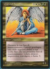 Gabriel Angelfire Legends (ITALIAN) NM White Green Rare CARD (245705) ABUGames
