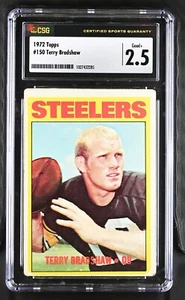 1972 Topps #150 Terry Bradshaw Pittsburgh Steelers CSG 2.5 Good+ - Picture 1 of 2
