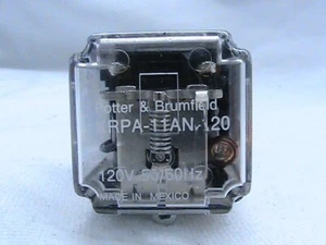 1 USED POTTER & BRUMFIELD RELAY KRPA-11AN-120 120VAC COIL - Picture 1 of 3