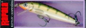 RAPALA HUSKY JERK SUSPENDING - RATTLING HJ-06 YELLOW PERCH 2 1/4" BODY LURE - Bild 1 von 2