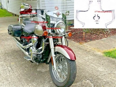 NUEVO 2 PIEZAS Barra de choque protectora de motor de carretera Kawasaki Vulcan VN900D Classic 06-25 EE. UU. Foto 1 de 4