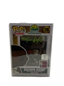 Shawn Kemp Seattle Supersonics Signed Funko Pop! #79 PSA - Must See - Picture 1 of 11