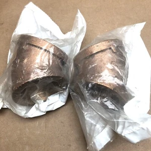 LOTS OF 2 JMF 4535092 2FIP X 2FIP BRASS PIPE 45DEGREE ELBOW LT - Picture 1 of 3