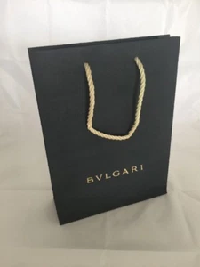 Nuova borsa regalo di carta Bulgari borsa per la spesa autentica borsa regalo Bulgari testurizzata 1 - Foto 1 di 5