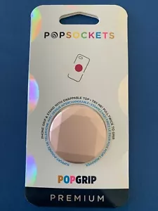 💎PREMIUM Popsockets PopGrip: Phone Holder & Stand - ROSE GOLD ALUMINUM DIAMOND - Picture 1 of 4