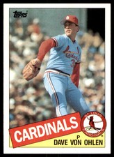1985 Topps: Dave Von Ohlen A Baseball Cards #177
